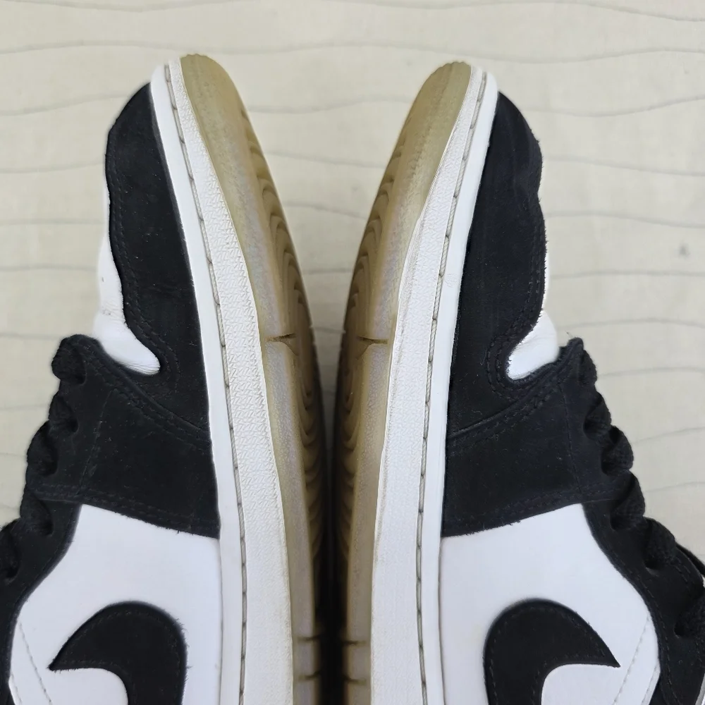 Nike Mens Air Jordan 1 Mid SE Diamond Shorts Pearl/Black Shoes DH6933-100 Size 7